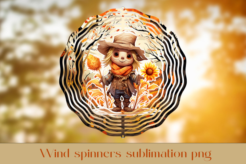 scarecrow-wind-spinner-sublimation-fall-wind-spinner-design