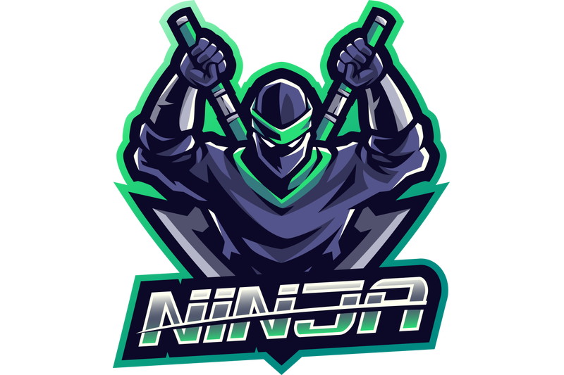 ninja-esport-mascot-logo-design