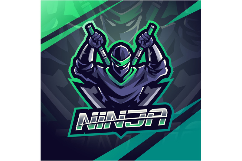 ninja-esport-mascot-logo-design