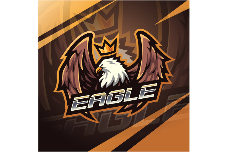 eagle-king-esport-mascot-logo-design