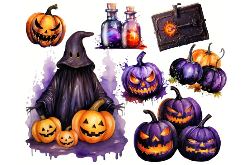 spooky-halloween-witches-png-clipart-bundle