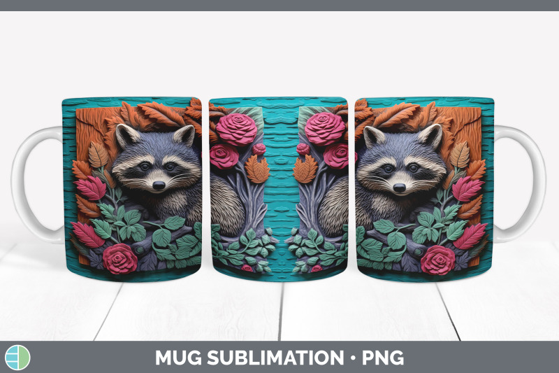 3d-raccoon-mug-wrap-sublimation-coffee-cup-design