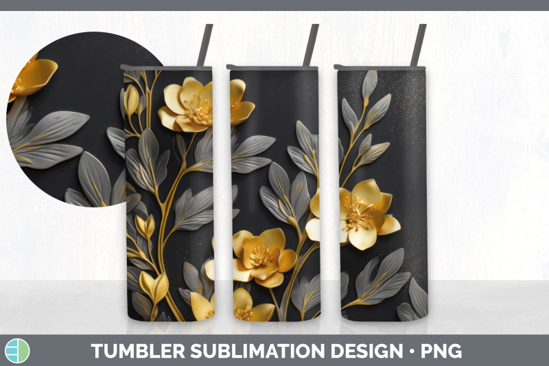 3d-elegant-freesia-flowers-tumbler-sublimation-20-oz-skinny-tumbler
