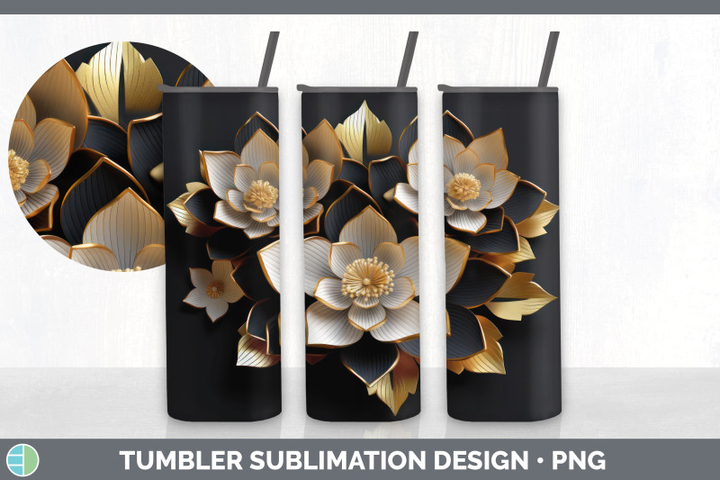 3d-elegant-lotus-flowers-tumbler-sublimation-20-oz-skinny-tumbler-de