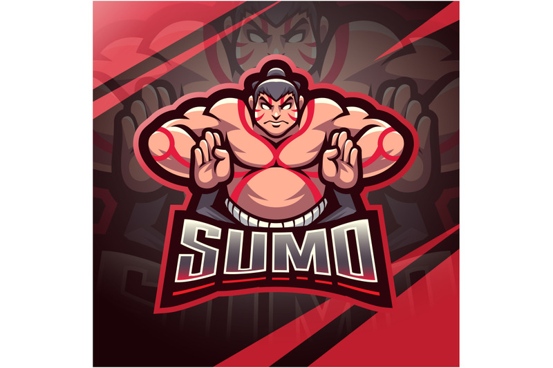 sumo-esport-mascot-logo-design