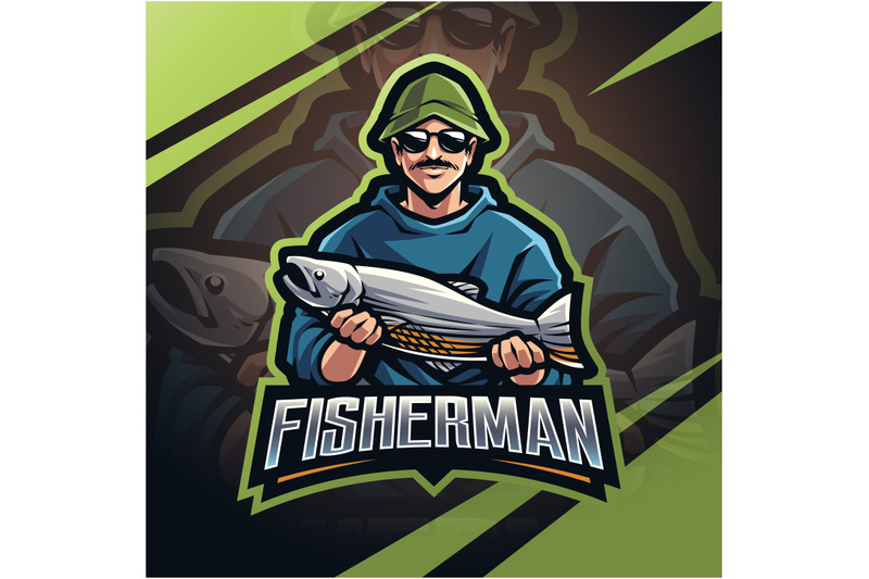 fisherman-esport-mascot-logo-design