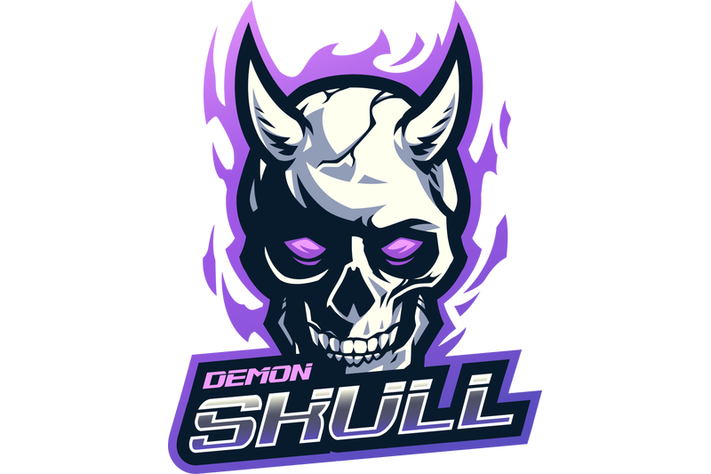 demon-skull-mascot-logo-design