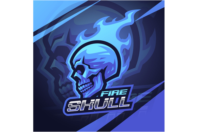 fire-skull-mascot-logo-design