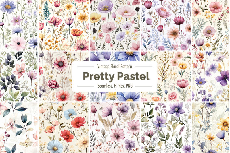 15-vintage-wild-flower-seamless-pattern-in-pastel-color