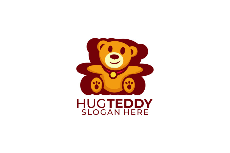 cute-teddy-vector-template-design-logo