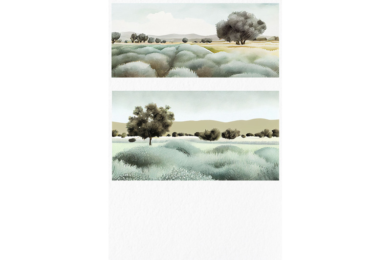 sage-fields-watercolor-clipart-png