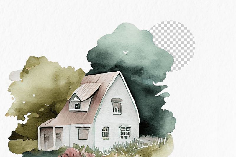cute-cottages-watercolor-clipart-png