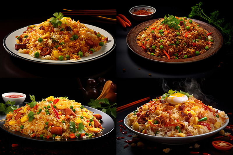 fried-rice-in-bowl-at-dark-background