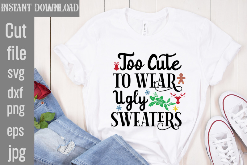 too-cute-to-wear-ugly-sweaters-svg-cut-file-mega-retro-christmas-svg-b