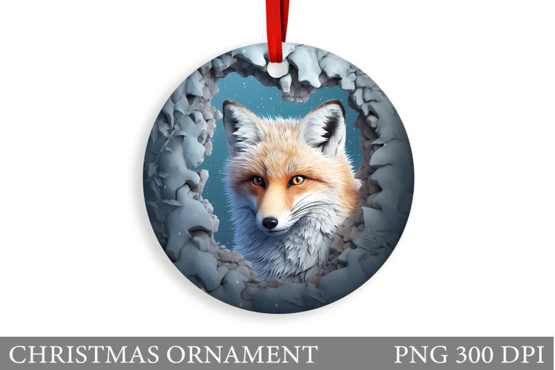 fox-christmas-ornament-winter-christmas-ornament-design
