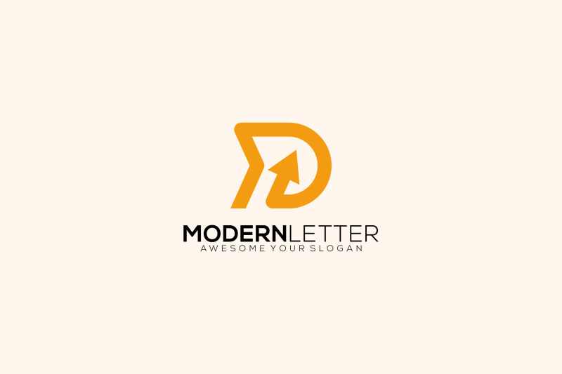 letter-d-arrow-vector-template-design-logo