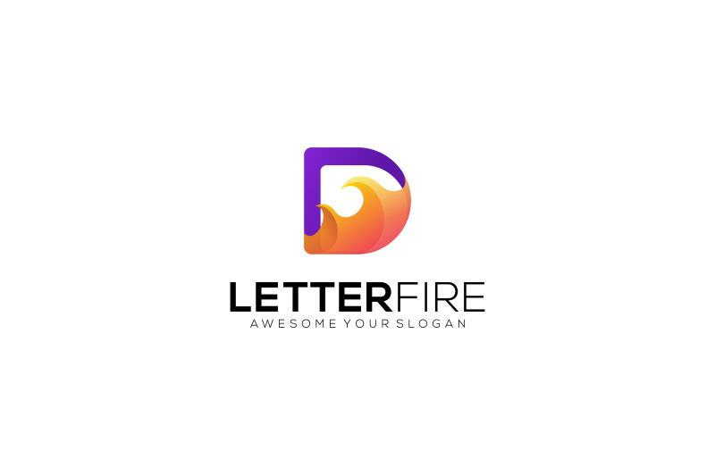 letter-d-fire-vector-template-design-logo