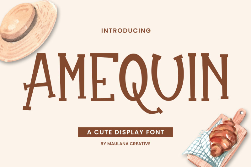amequin-cute-display-font