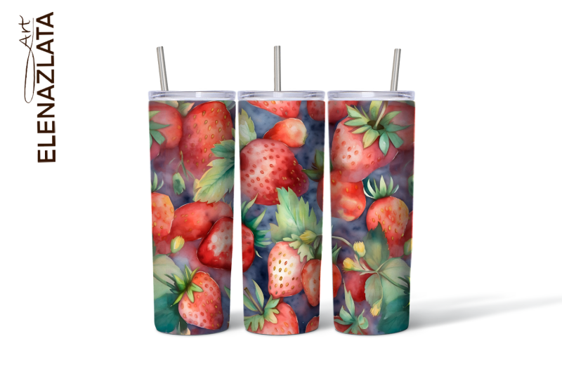 strawberries-tumbler-wrap-summer-flowers-20oz-tumbler