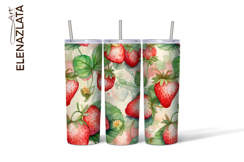 strawberries-tumbler-wrap-summer-flowers-20oz-tumbler