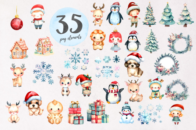 watercolor-christmas-clipart-png-cute-christmas-bundle