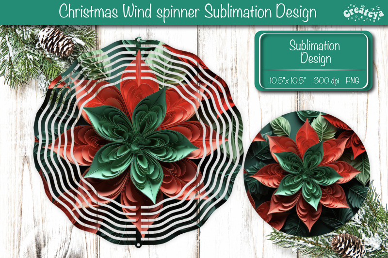 3d-wind-spinner-sublimation-christmas-flower-wind-spinner-sublimation