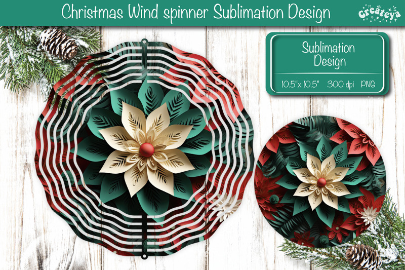 3d-wind-spinner-sublimation-christmas-flower-wind-spinner-sublimation