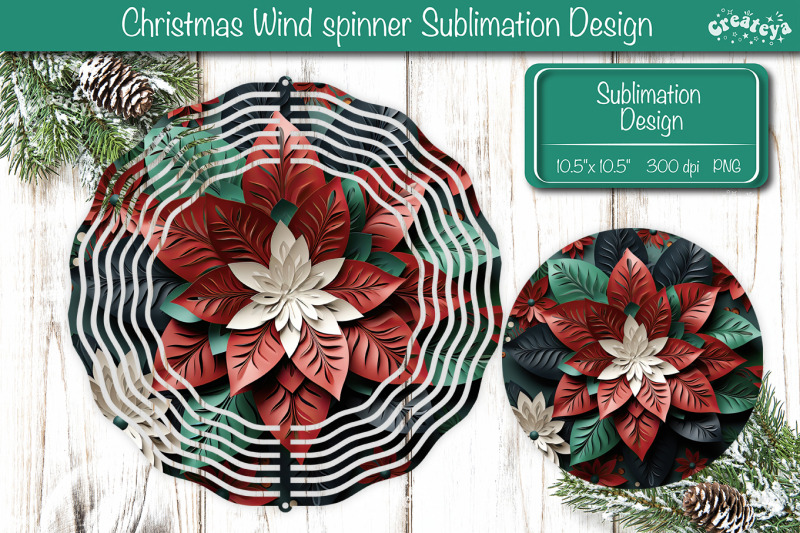 3d-wind-spinner-sublimation-christmas-flower-wind-spinner-sublimation