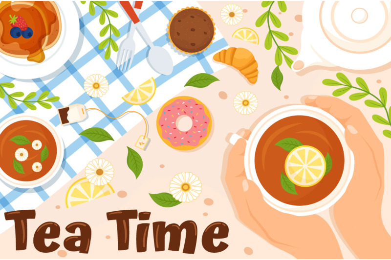 14-tea-time-vector-illustration