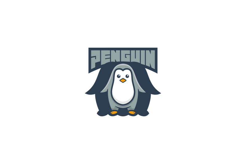 penguin-vector-template-design-logo