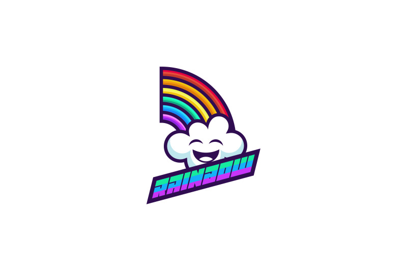 rainbow-cloud-vector-template-design-logo