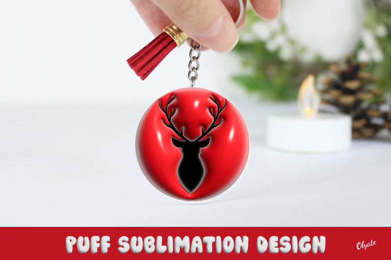 3d-puff-christmas-keychain-3d-inflated-design