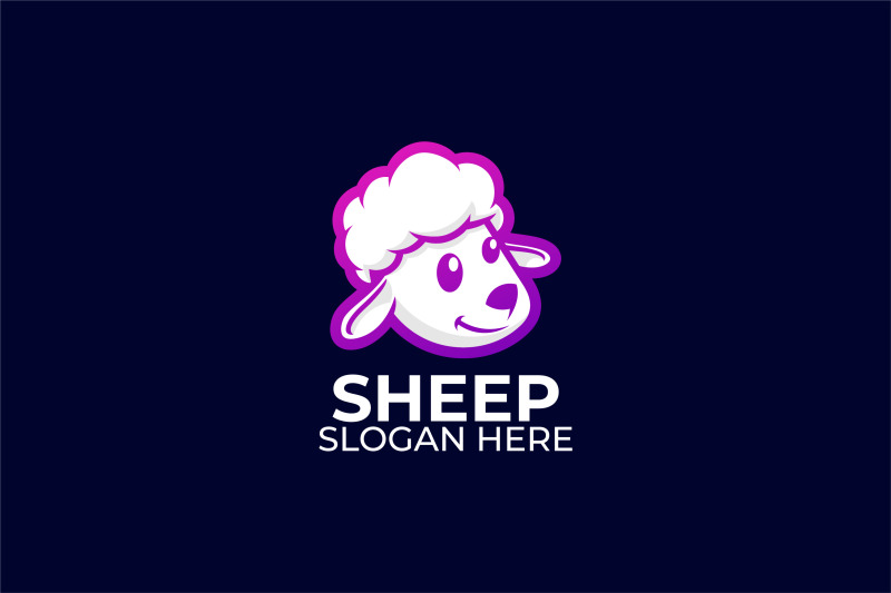 sheep-lineart-vector-template-design-logo