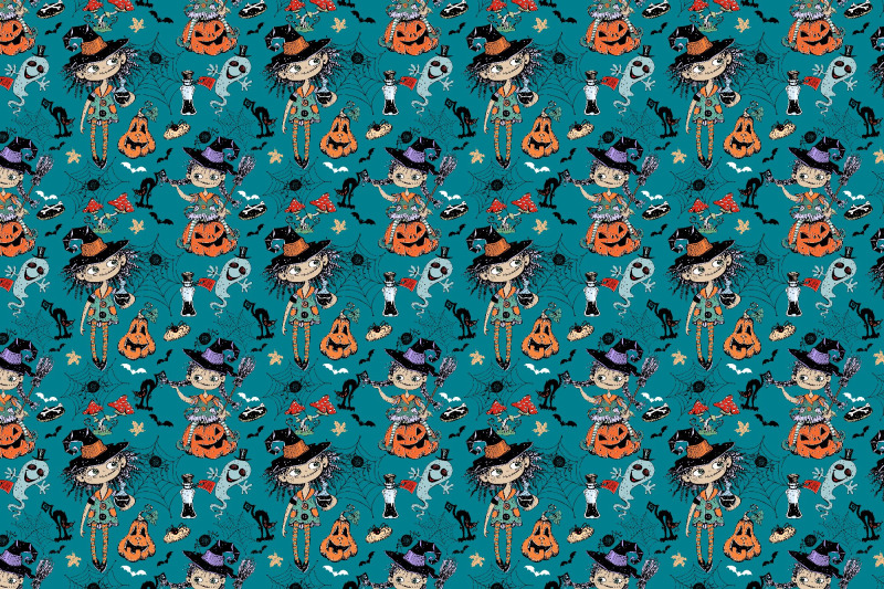a-witch-with-a-ghost-sublimation-halloween