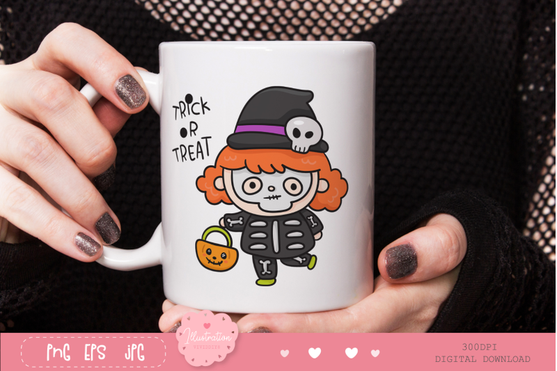 halloween-witch-girl-kawaii-clipart-spooky-cartoon
