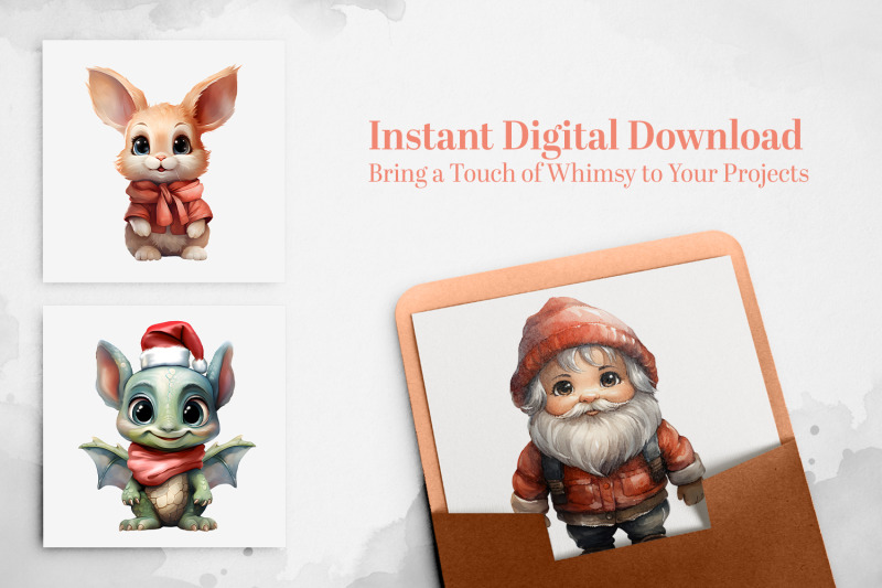 15-festive-watercolor-clipart-baby-santa-dinosaurs-teddy-bear