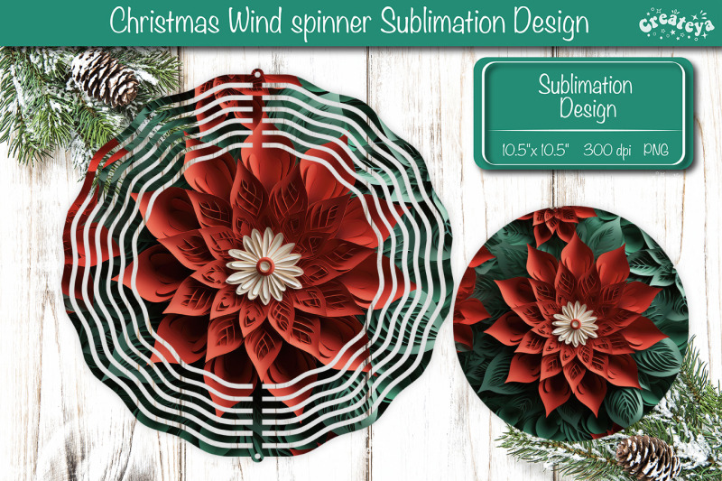 3d-wind-spinner-sublimation-christmas-flower-wind-spinner-sublimation