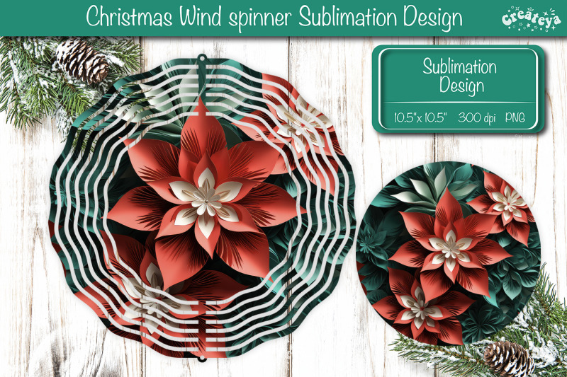 3d-wind-spinner-sublimation-christmas-flower-wind-spinner-sublimation