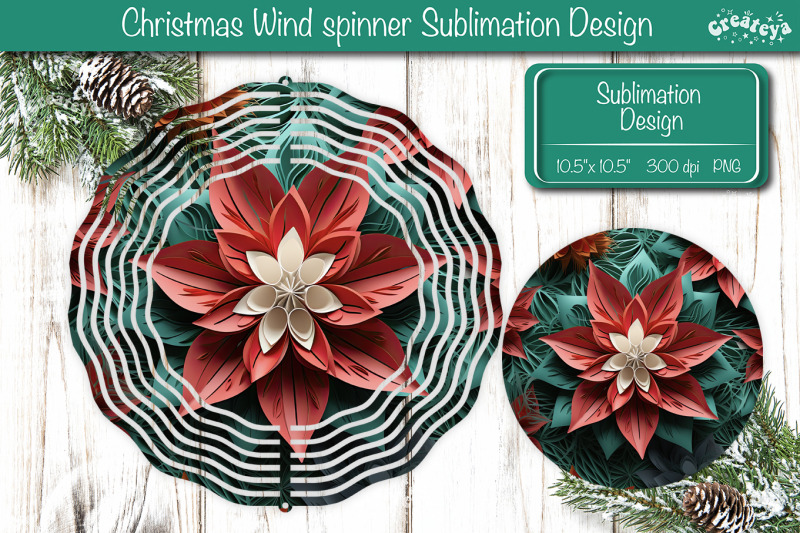 3d-wind-spinner-sublimation-christmas-flower-wind-spinner-sublimation