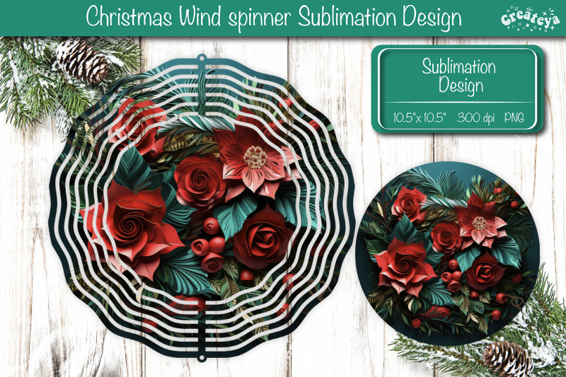 3d-wind-spinner-sublimation-christmas-flower-wind-spinner-poinsetta