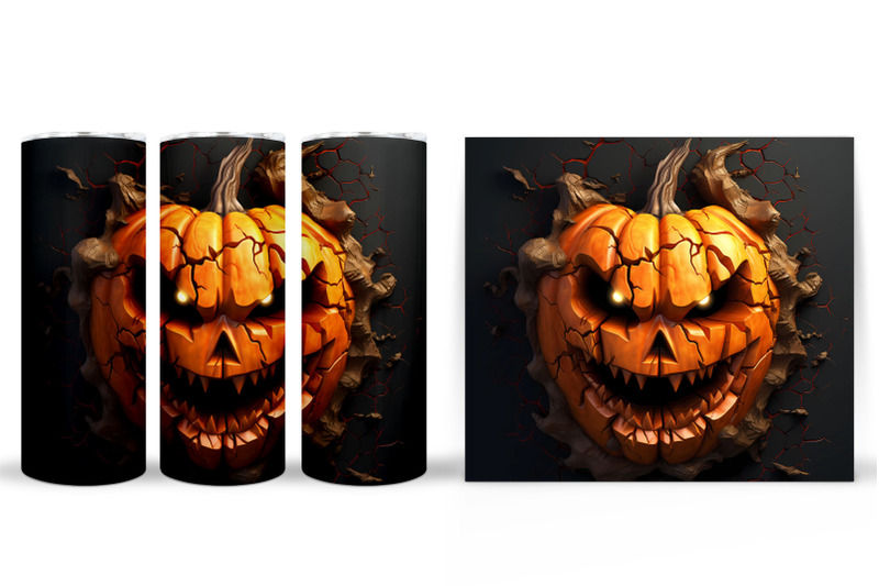 scary-pumpkin-tumbler-halloween-tumbler-wrap-design