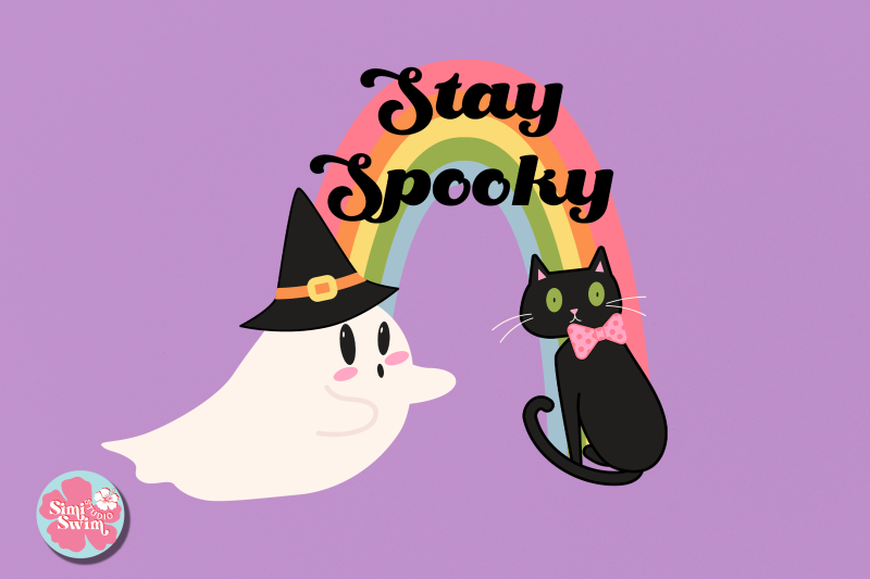 stay-spooky-retro-ghost-sublimation-png-and-svg-spooky-svg-clipart