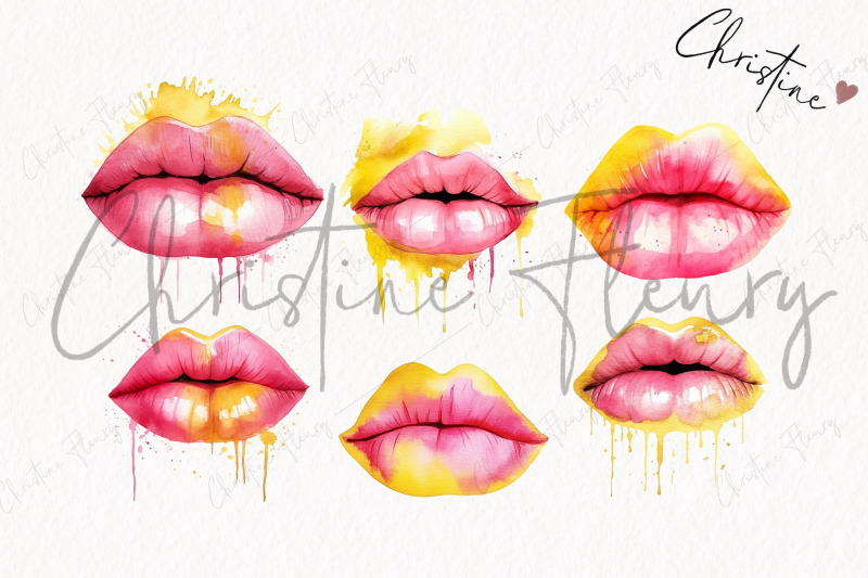 watercolor-pink-lemonade-lips-clipart