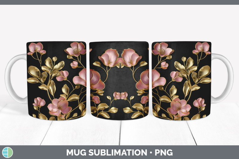 3d-elegant-sweet-pea-flowers-mug-wrap-sublimation-coffee-cup-design