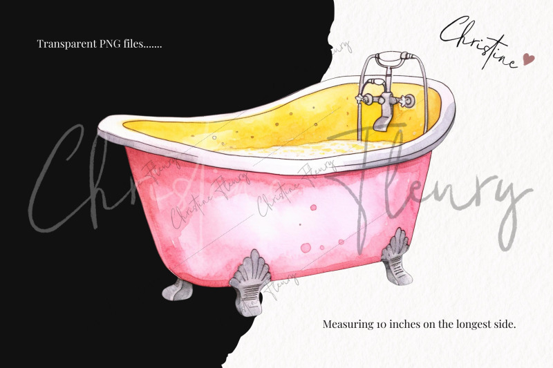 watercolor-pink-lemonade-spa-day-clipart