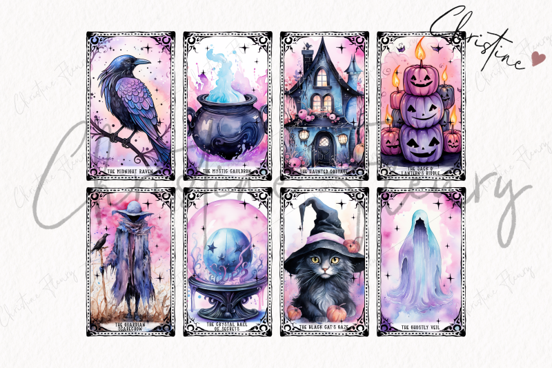 pastel-halloween-tarot-cards-clipart