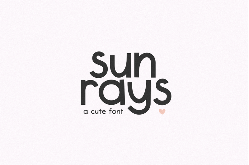 sunrays-cute-handwritten-font