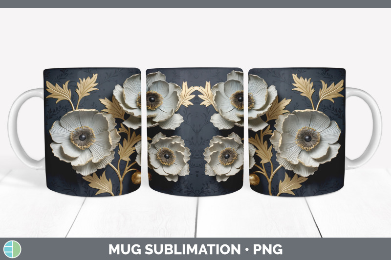 3d-elegant-anemone-flowers-mug-wrap-sublimation-coffee-cup-design