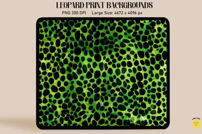 green-leopard-print-backgrounds