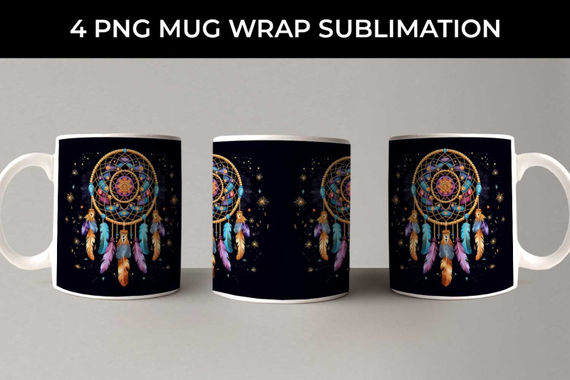 galactic-dreamweaver-boho-mug-wrap-design-bundle